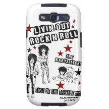 LIVIN' OUT ROCK'N'ROLL FILM PREMIERE MERCHANDISE SAMSUNG GALAXY S3 CASE