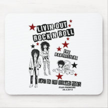 LIVIN' OUT ROCK'N'ROLL FILM PREMIERE MERCHANDISE MOUSEPADS