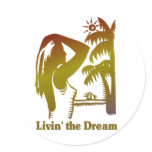 Livin the Dream stickers