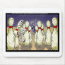 Living Bowling Pin Will Funny Gifts Tees Cards Etc Mouse Pad