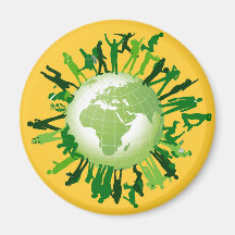Living Green: Our Green Earth Fridge Magnets