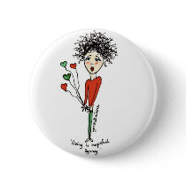 Living In Hopeful Agony Buttons
