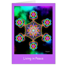 Living in Peace Greeting Cards