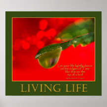 LIVING LIFE POSTER