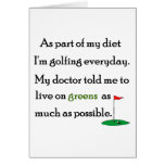 Living On Greens Card