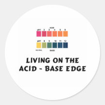 Living on the Acid / Base Edge Sticker