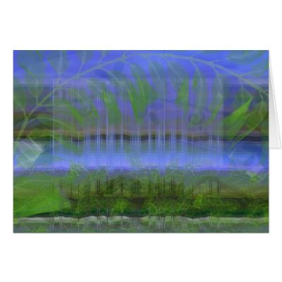 Living Paradise Greeting Cards by Zenyaris