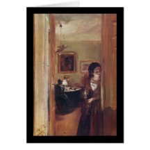 Living Room with the Artist's Sister Card