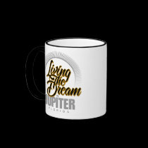 Living the Dream in Jupiter mugs