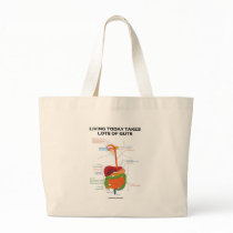 Living Today Takes Lots Of Guts (Digestive System) Canvas Bags