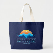 living water tote bags