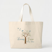 LivingGreen Tote Bag