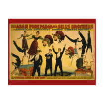 Livingstone Troupe Circus Poster