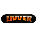 livversk8beer skate board deck
