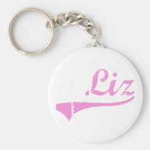 Liz Classic Style Name Keychains