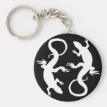 Lizard Art Keychain Cool Retro Reptile Art Gifts