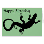 Lizard Card Reptile Art Blank Greeting Card Custom