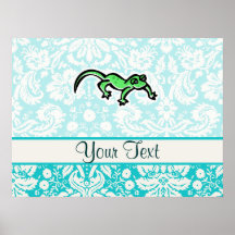 Lizard; Cute Print