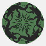 Lizard Stickers Cool Retro Reptile Art Stickers