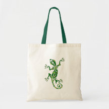 Lizard Tattoo Canvas Bag