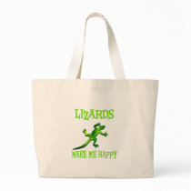 Lizards Make Me Happy Tote Bag