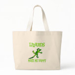 Lizards Make Me Happy bags