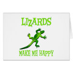 Lizards Make Me Happy cards