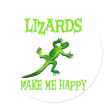 Lizards Make Me Happy stickers