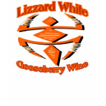 Lizzard White Gooseberry Wine t-shirts