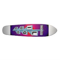 LL SIGN ZAZZLE blk Skate Decks