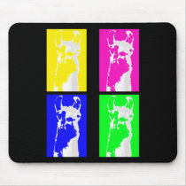 Llama Blocks in Bright Colours on everything