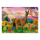 Llama (brown) - Autumn Angel Cards