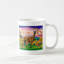 Llama (brown) - Autumn Angel Mug
