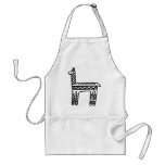 Llama-BW Aprons