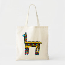 Llama-colours Canvas Bags