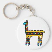 Llama-colours Keychain