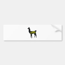 Llamas are awesome! bumper stickers