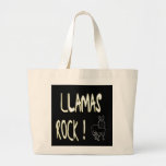Llamas Rock! Tote Bag