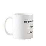 Llamas with Hats: Forgivness Definition mugs