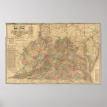 Lloyd's official map of the State of Virginia