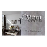 L'Mode Interior Designer Decorator Home Stager business cards