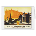 LNER Edinburgh LMS It's Quicker by Rail Greeting Cards