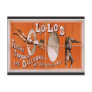 Lo-Lo's,'Flight Through the Balloons' Retro Theate Postcard