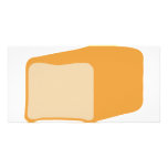 loaf of bread icon custom photo card