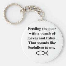 Loaves of Socialism Keychain