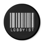 Lobbyist Bar Code magnets
