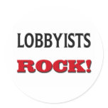 Lobbyists Rock stickers
