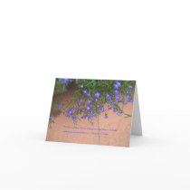 Lobelia Flowers with Quotation Cards