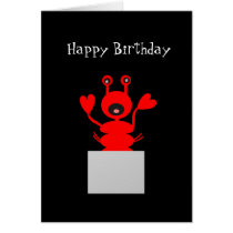 Lobster Birthday Card! Stay Out of Hot Water cards