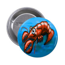 Lobster Pinback Button